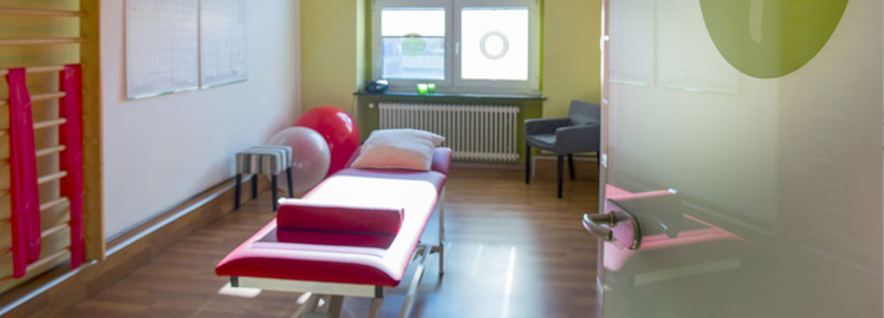 Einer der Behandlungsräume der Physiotherapie-Praxis Iris Wollny Hagen